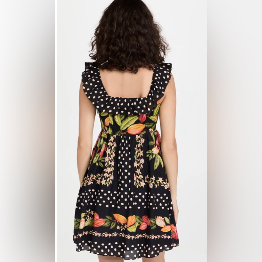 🌻Farm Rio Cocoa Paradise Ruffle Mini Dress - Picture 4 of 6